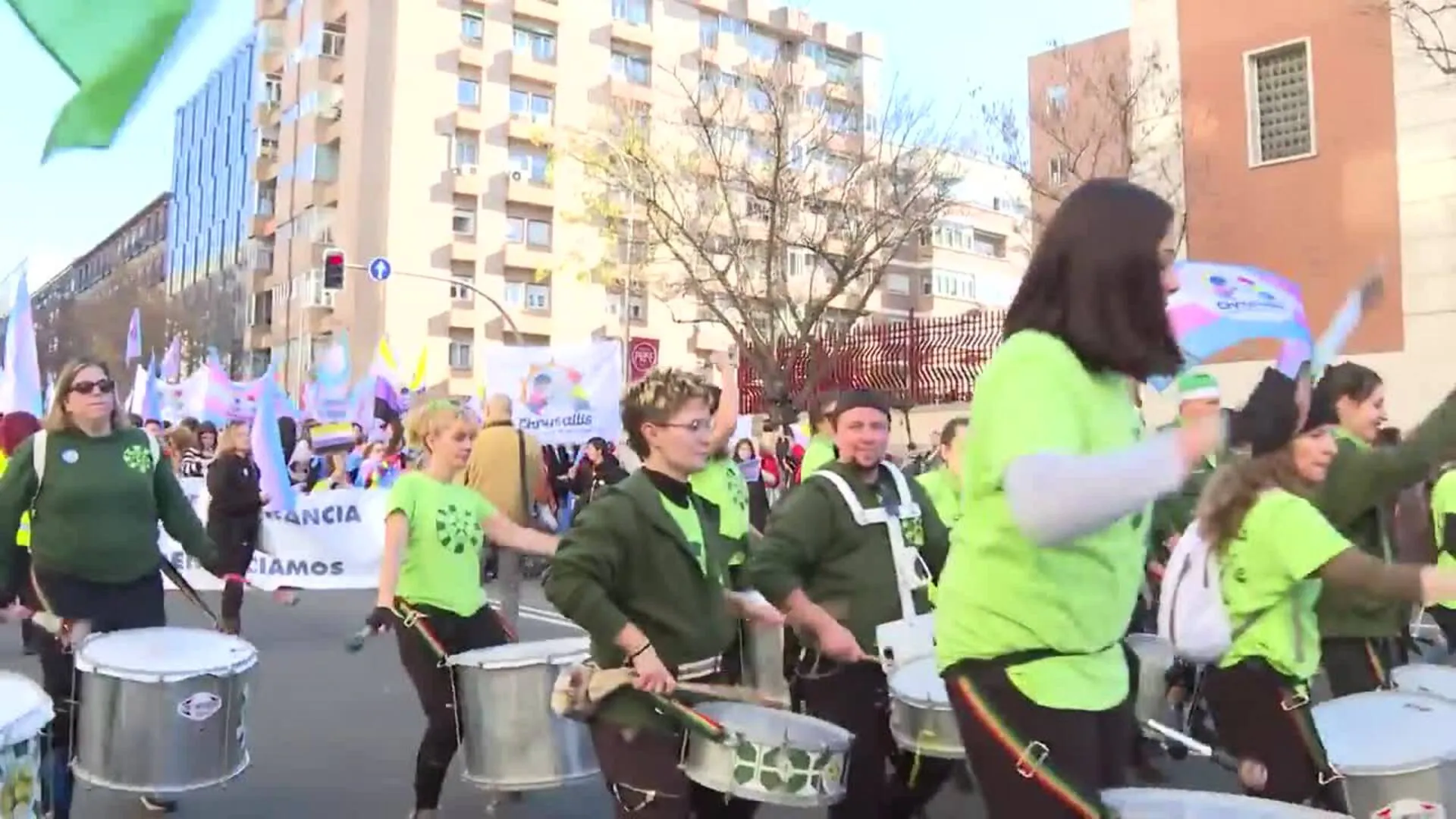 Alrededor De Mil Personas Se Manifiestan En Madrid Contra Las Reformas De La Leyes Lgtbi Canarias7