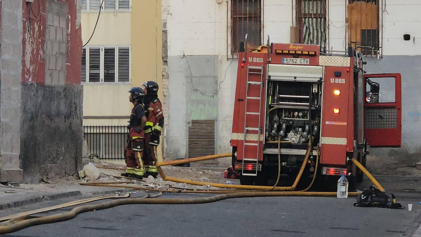 Incendio en una vivienda deshabitada en La Isleta