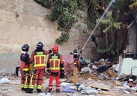 Incendio en una vivienda deshabitada en La Isleta