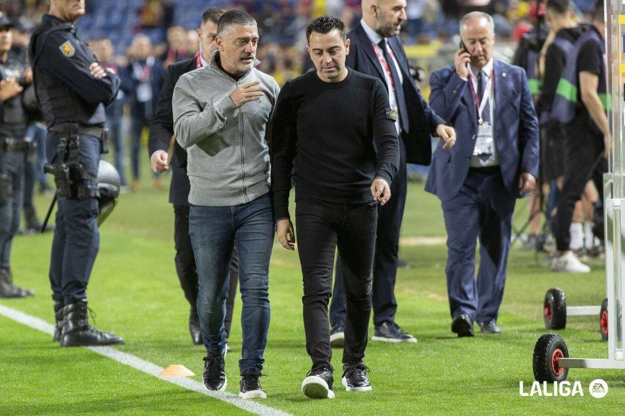 El duelo entre la UD y el Barça, en imágenes