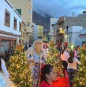 Noche mágica y real en La Aldea