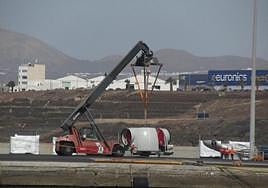 Descarga en verano de las piezas.