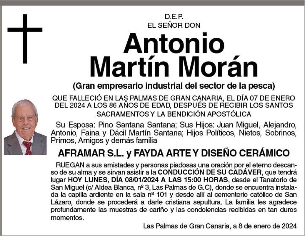 Antonio Martín Moran