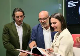 Lorenzo Spinelli, Jorge Perdigón y Migdalia Machín, este martes.