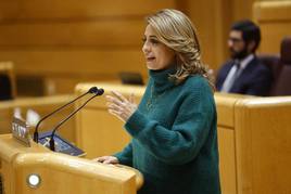 La diputada de Coalición Canaria Cristina Valido García durante su intervención en el pleno del Congreso este miércoles.