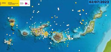2.017 terremotos en un año: la mayoría en Tenerife y el de más magnitud en Gran Canaria