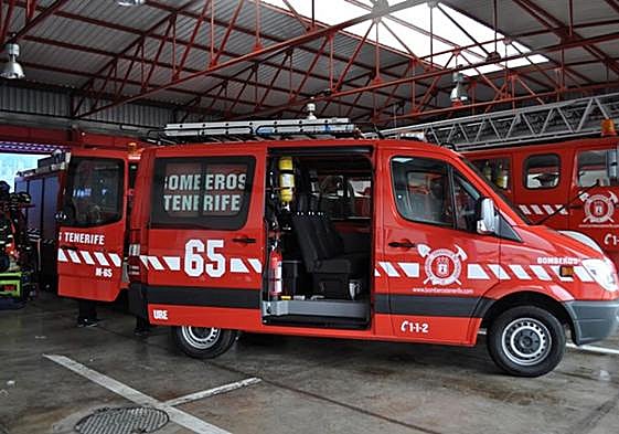 Vehículos del Consorcio de Bomberos de Tenerife.