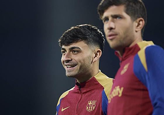 Pedri, durante la estancia del Barcelona en Arabia Saudí parfa disputar la Supercopa de España.