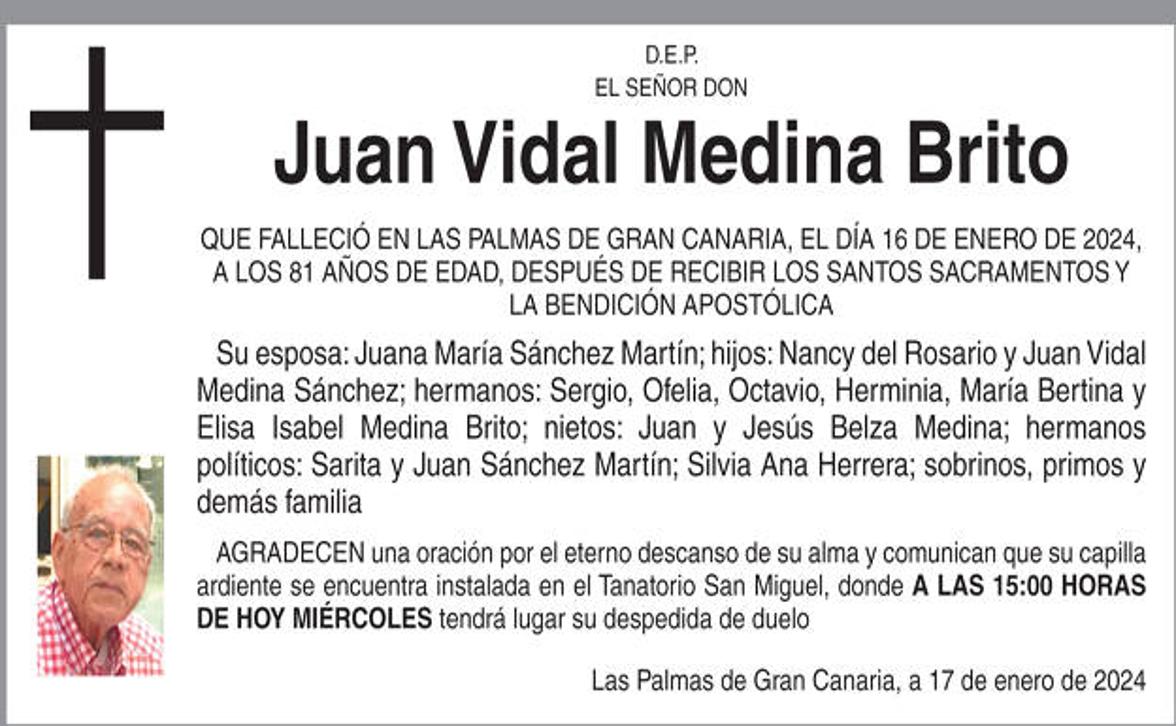 Juan Vidal Medina Brito