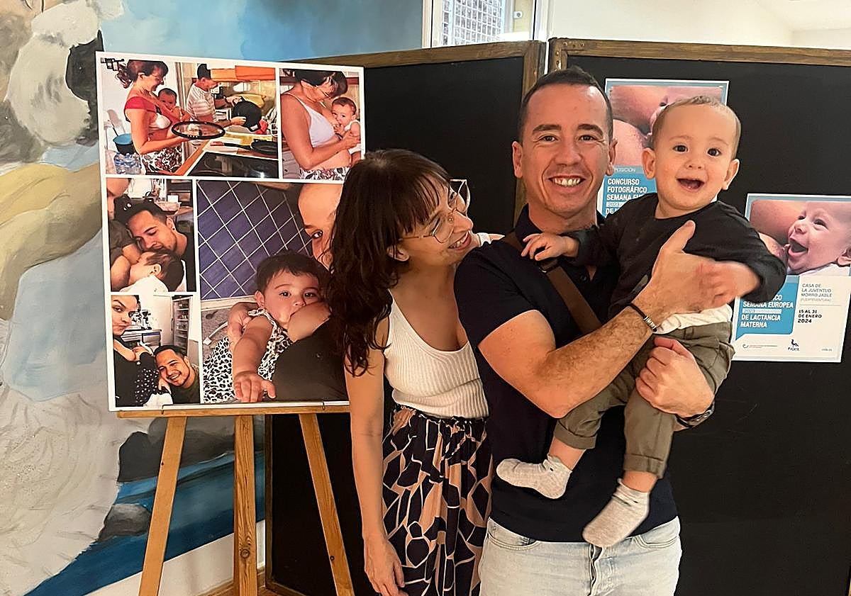 Imagen principal - La Casa de la Juventud de Morro Jable estrena la exposición itinerante del CELP sobre lactancia materna