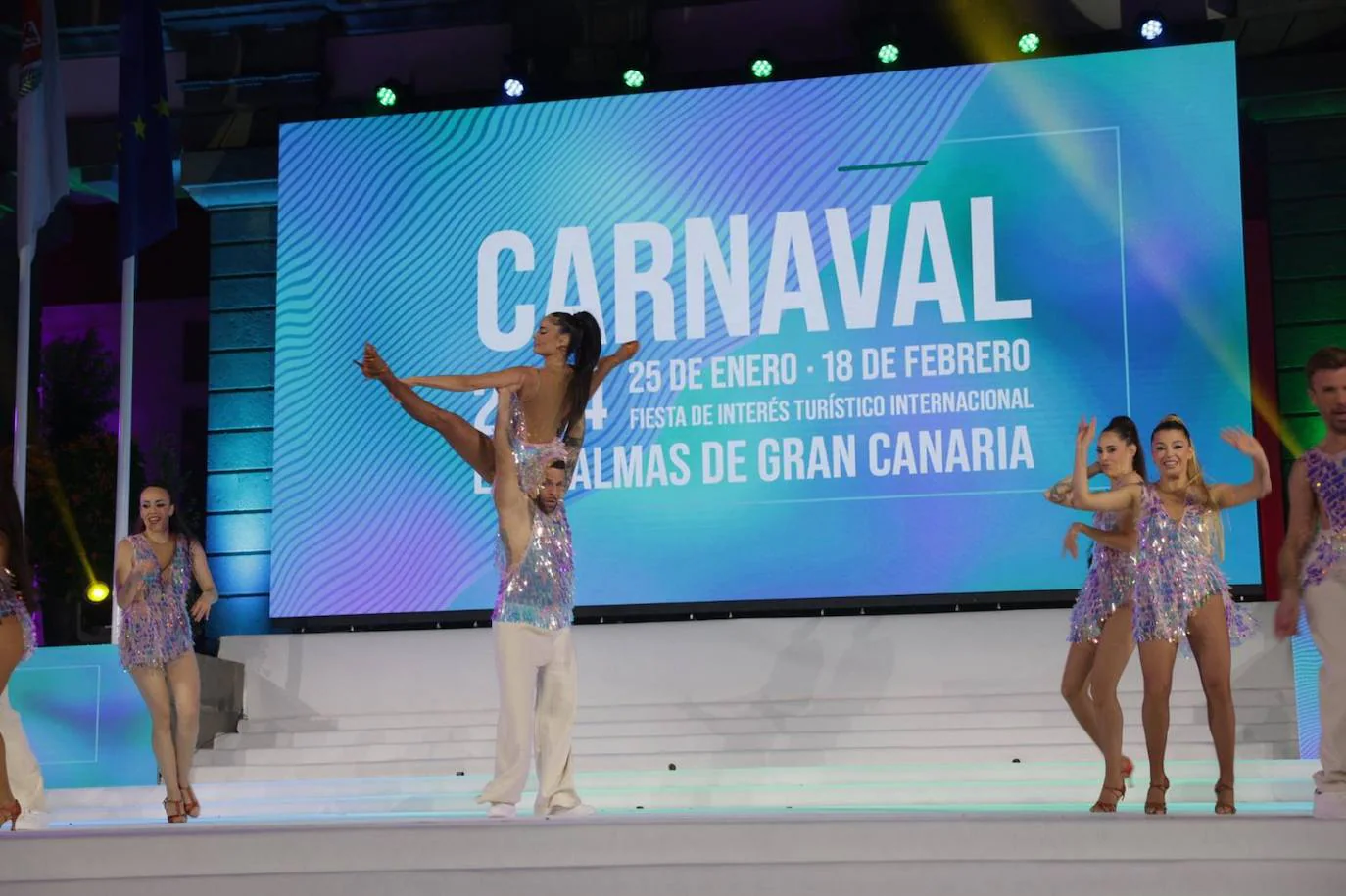Los candidatos y candidatas a reinar en el carnaval de la capital grancanaria, en imágenes