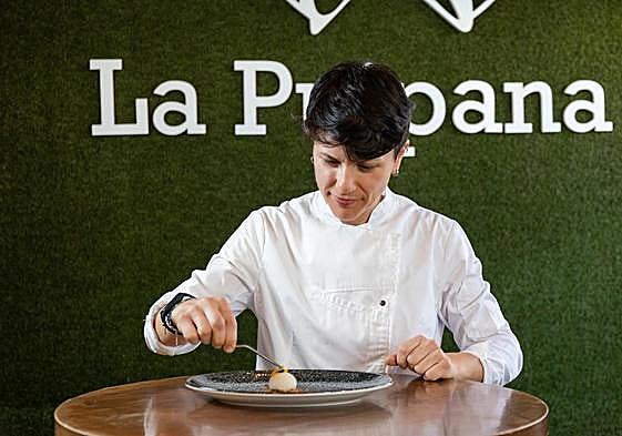 La chef majorera Yareli Pérez presentará el postre en el expositor del Ministerio de Agricultura, Pesca y Alimentación en Fitur 2024.