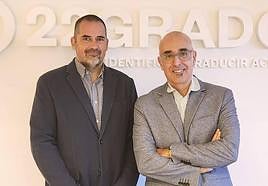 Diego Pajarón y Eladio bombín, CEO2s de 22GRADOS.