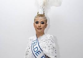 Imagen de Yasmina Díaz Suárez, candidata a reina del carnaval de Las Palmas de Gran Canaria.