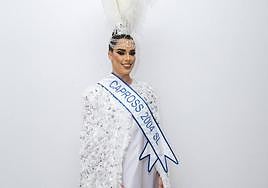 Imagen de María del Mar, candidata a reina del carnaval de Las Palmas de Gran Canaria.