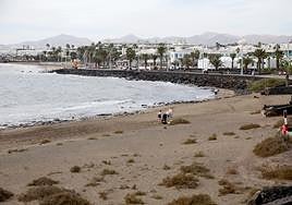 Vista parcial de la playa sureña de Matagorda.