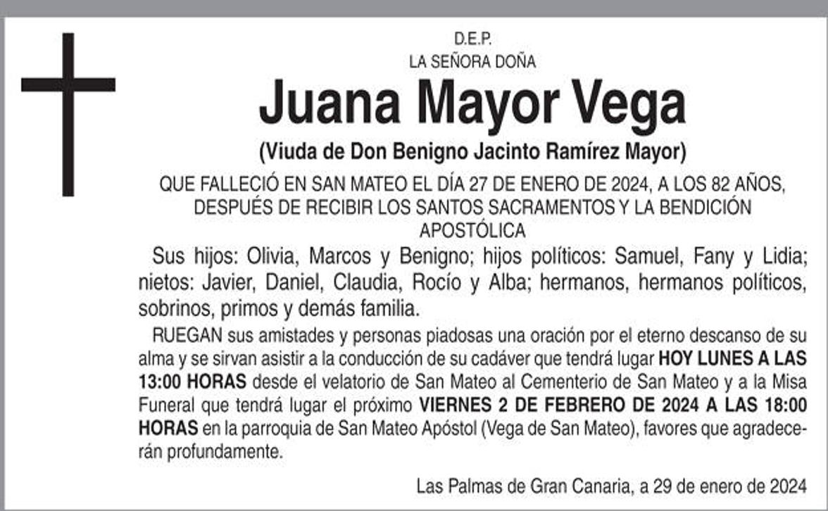 Juana Mayor Vega
