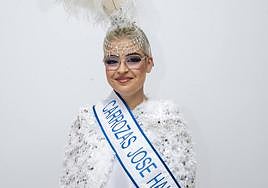 Candidata al trono de reina del carnaval de Las Palmas de Gran Canaria.