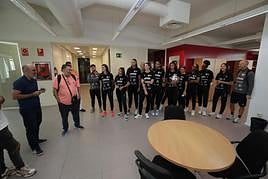 Visita del Club Voleibol Hidramar Gran Canaria a CANARIAS7