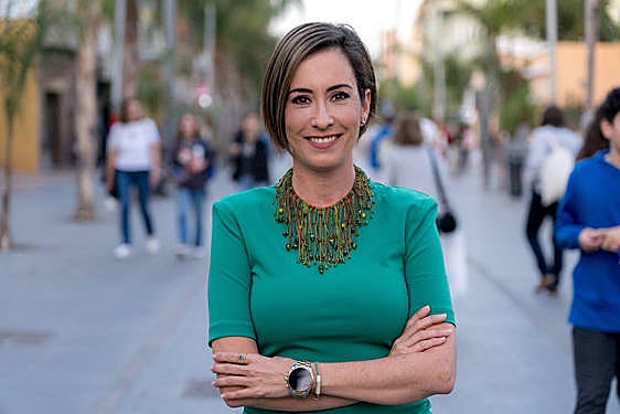 Alicia Suárez, en una imagen reciente en Vecindario.