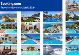 Todos los establecimientos de Cordial Hotels & Resorts reciben el Traveller Review Award 2024 de Booking.com