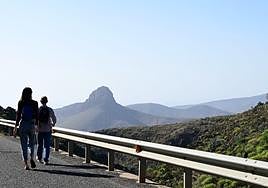 Imagen del polvo en suspensión presente en Gran Canaria.