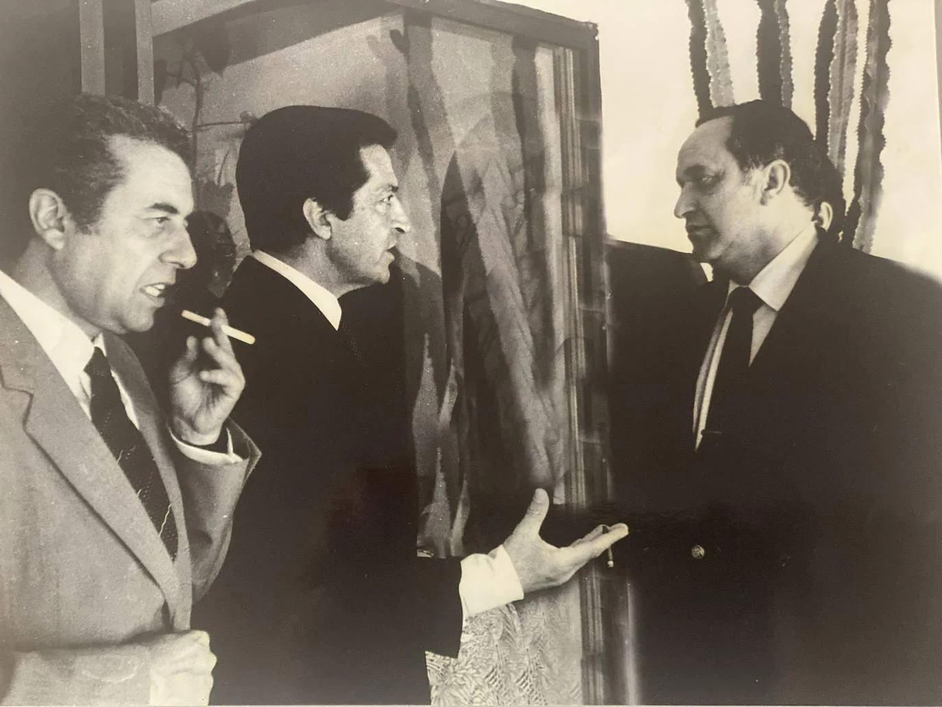 El expresidente canario, junto a Adolfo Suárez, de quien fue hombre de confianza en las islas.