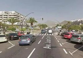 Imagen de la avenida donde ocurrió el accidente.