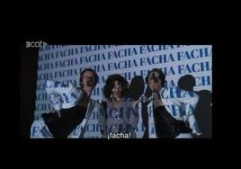 Un momento del videoclip de la canción 'Facha'.