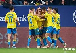 Imagen del encuentro del encuentro entre el Osasuna CA y la UD Las Palmas en noviembre de 2023.