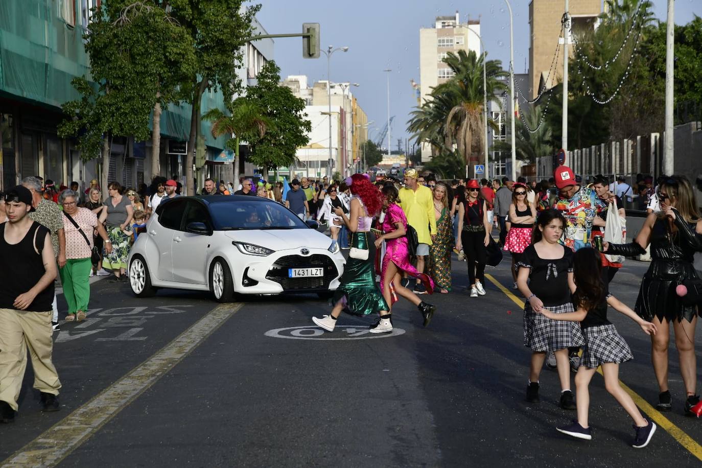 El Puerto se llena de mascaritas el martes de carnaval