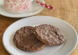 Galletas de almendras y chocolate