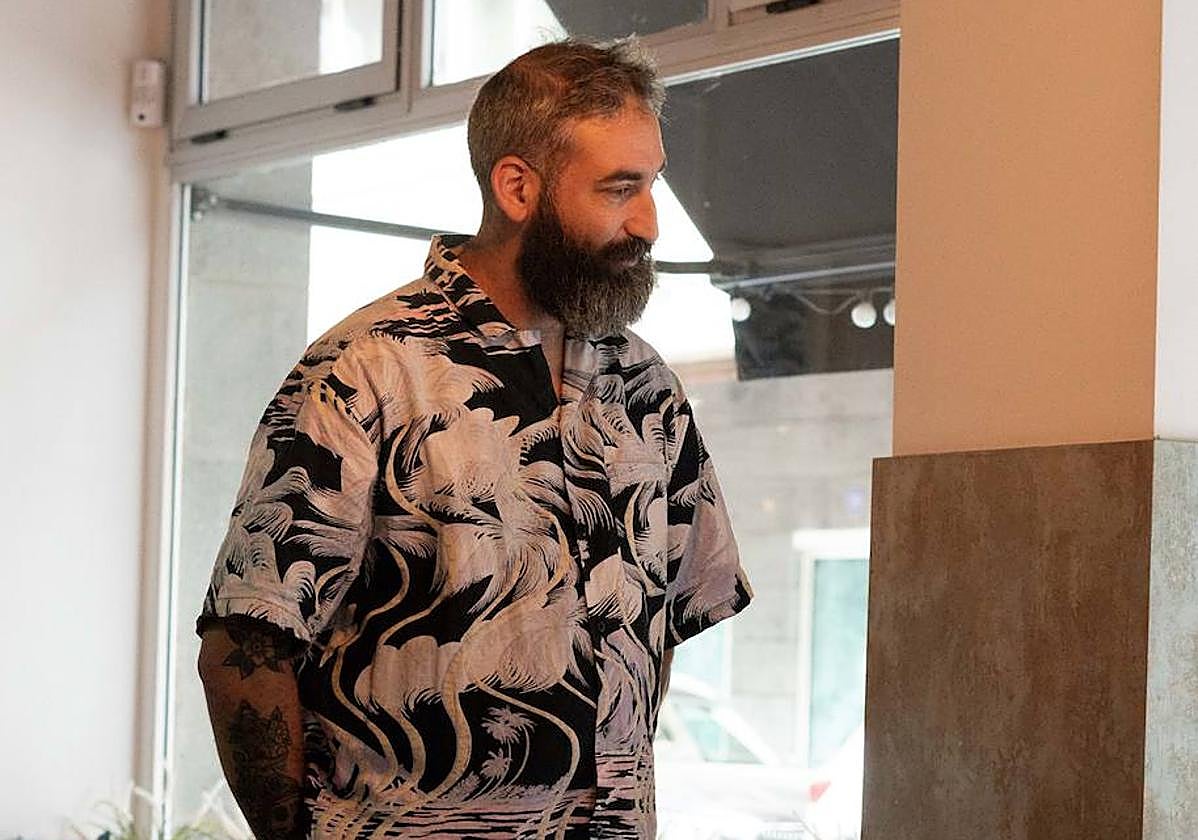 El cocinero Ale Mederos, en su restaurante.