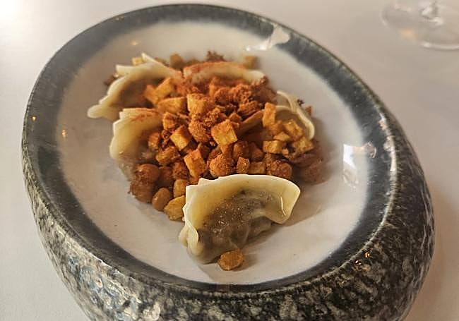 Gyoza de ropa vieja.