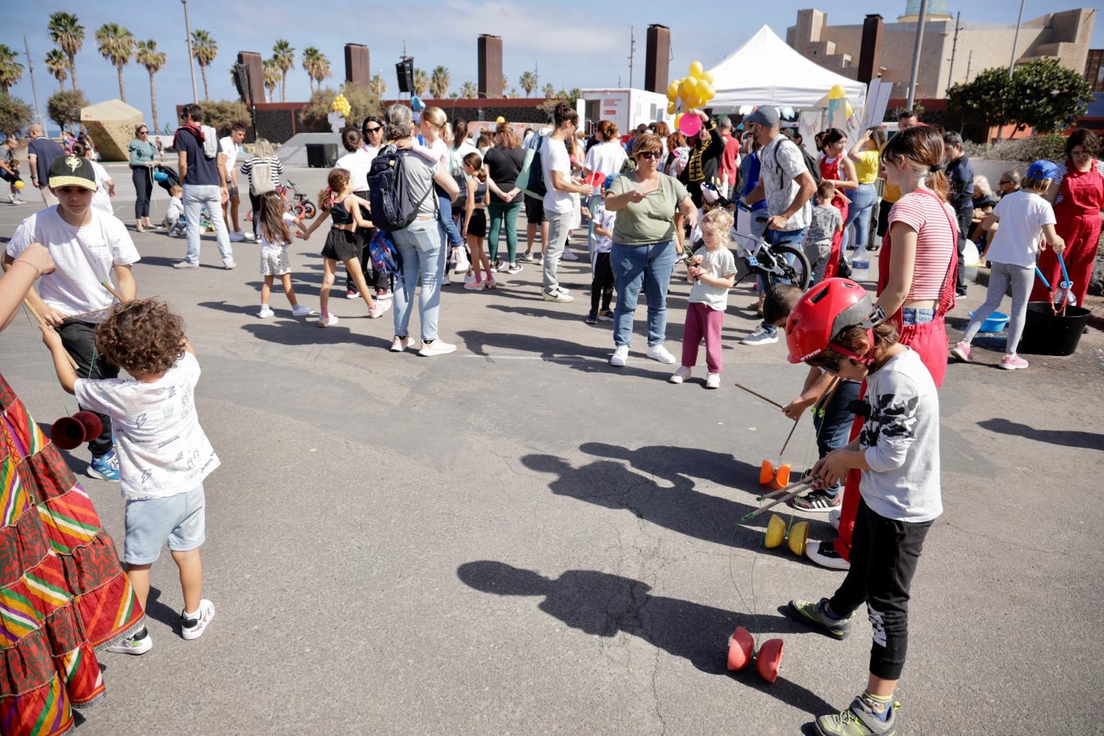 El acto de Pequeño Valiente en la capital grancanaria, en imágenes