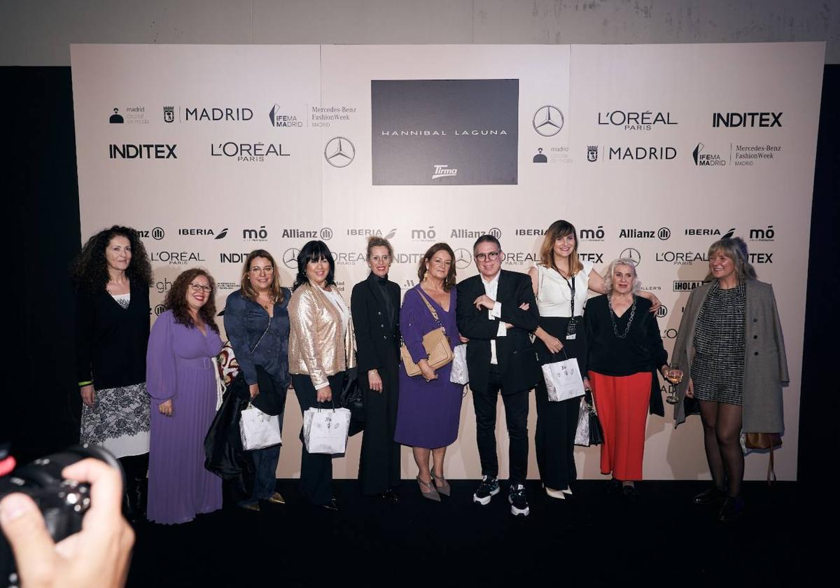 Tirma brilla en la pasarela de la MBFW junto a Hannibal Laguna