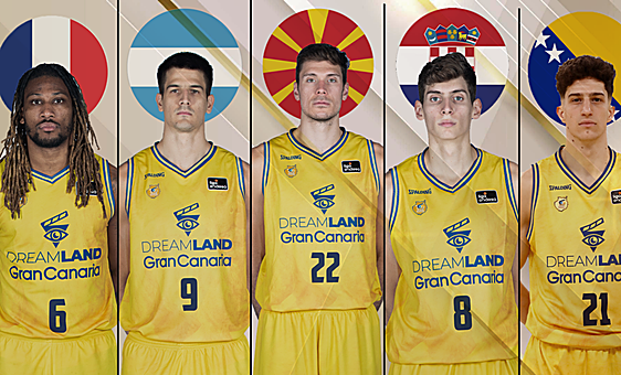 Los cinco internacionales amarillos en esta ventana FIBA.