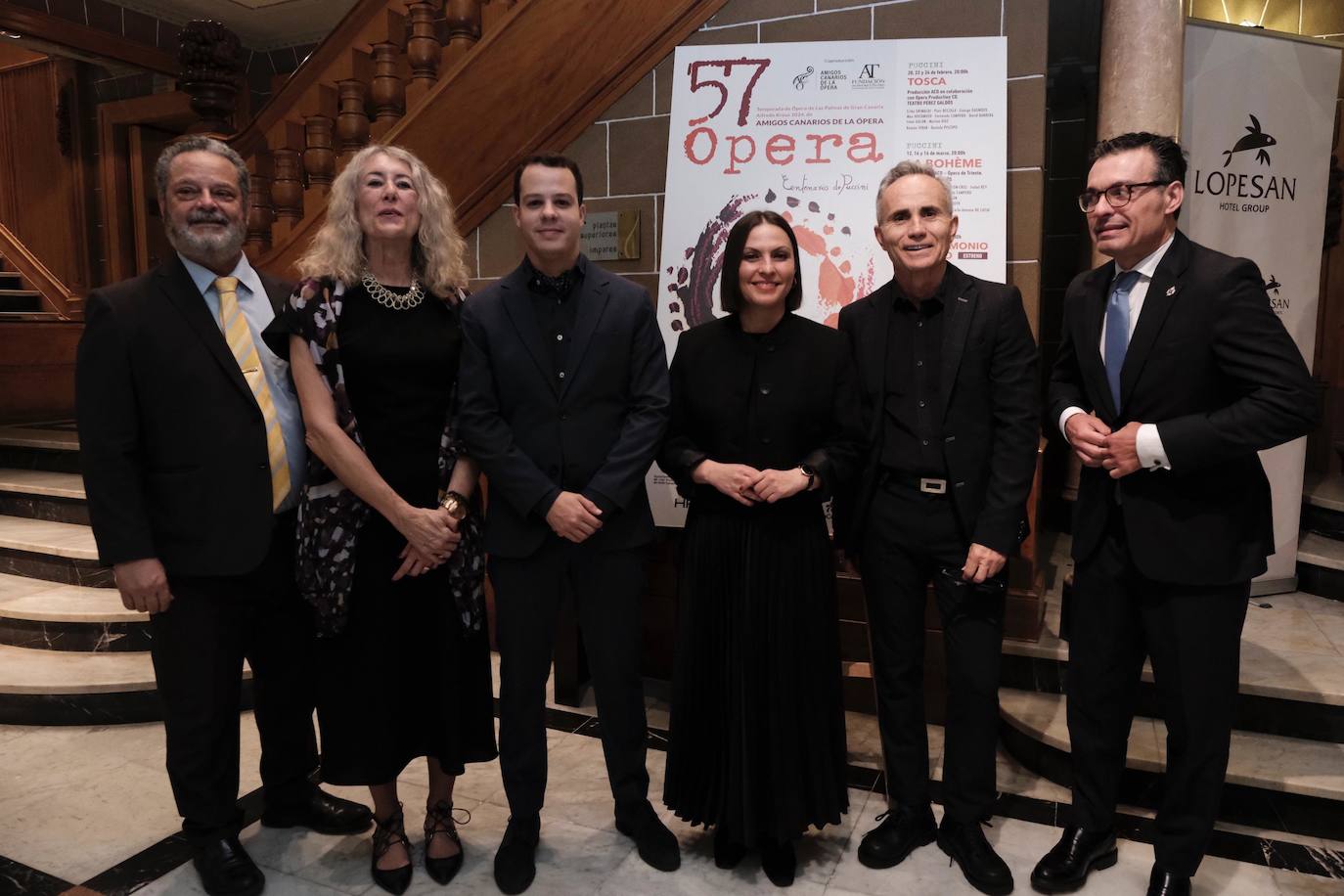 El inicio de la temporada de ópera en el Teatro Pérez Galdós, en imágenes