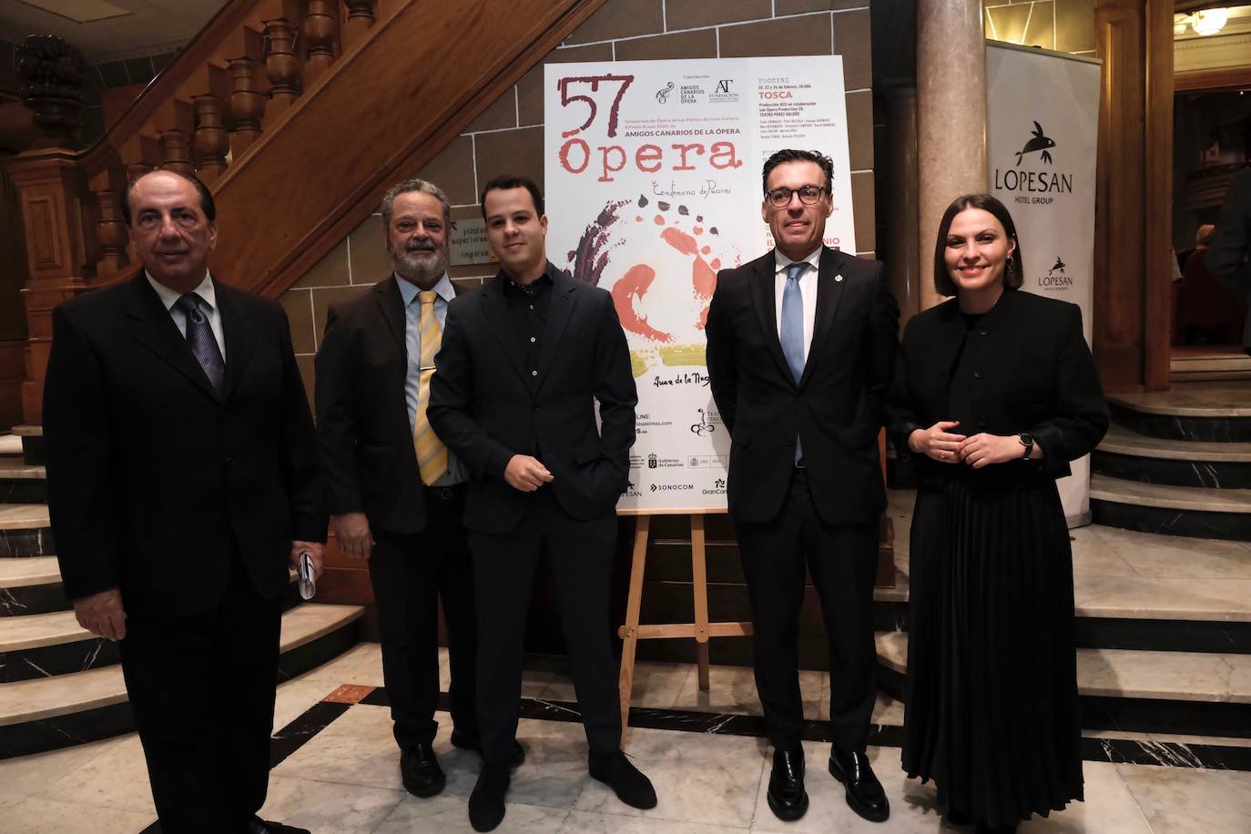 El inicio de la temporada de ópera en el Teatro Pérez Galdós, en imágenes