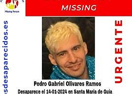 Buscan a Pedro Gabriel, desaparecido en Guía