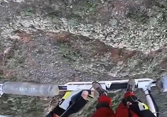 Rescatan a un senderista perdido en una zona de difícil acceso en Valle Gran Rey