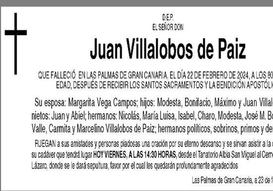 Juan Villalobos de Paiz
