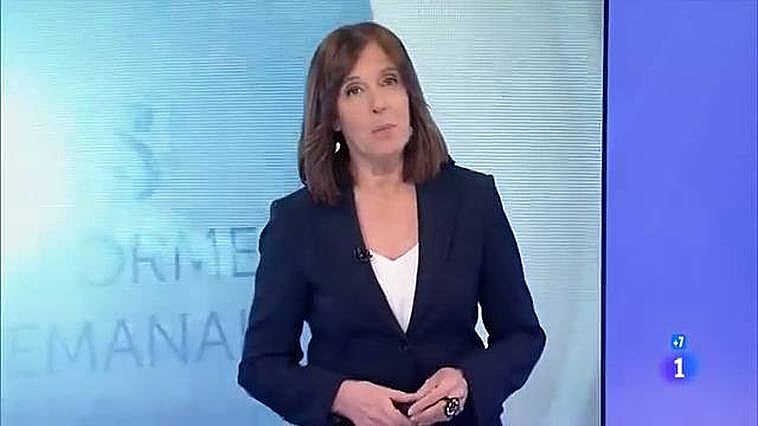 Ana Blanco en su despedida de TVE.
