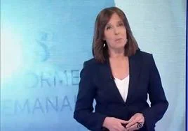 Ana Blanco en su despedida de TVE.