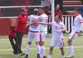 Secuencia el episodio vivido en el Silvestre Carrillo, tras la derrota del Mensajero frente al Llerenense (0-1):