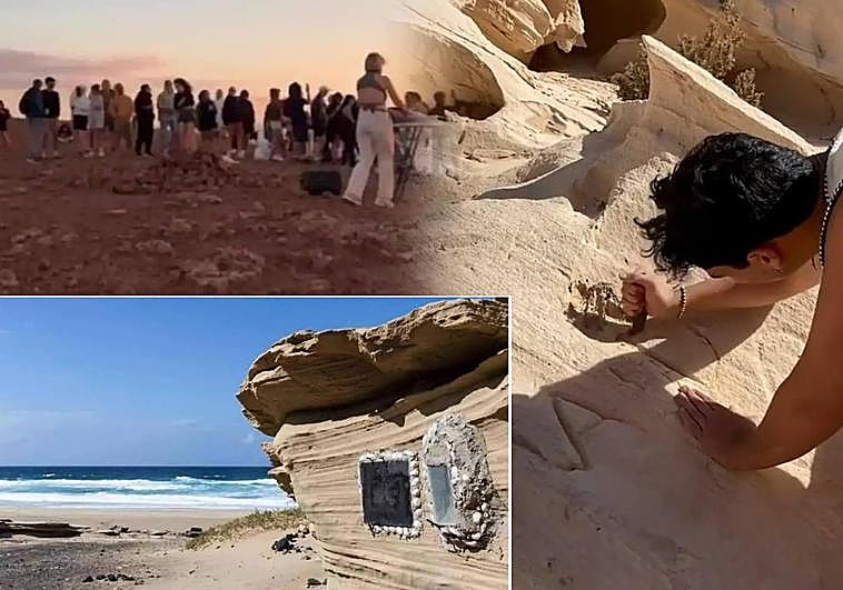 Imágenes de algunos de los ataques medioambientales en Canarias.