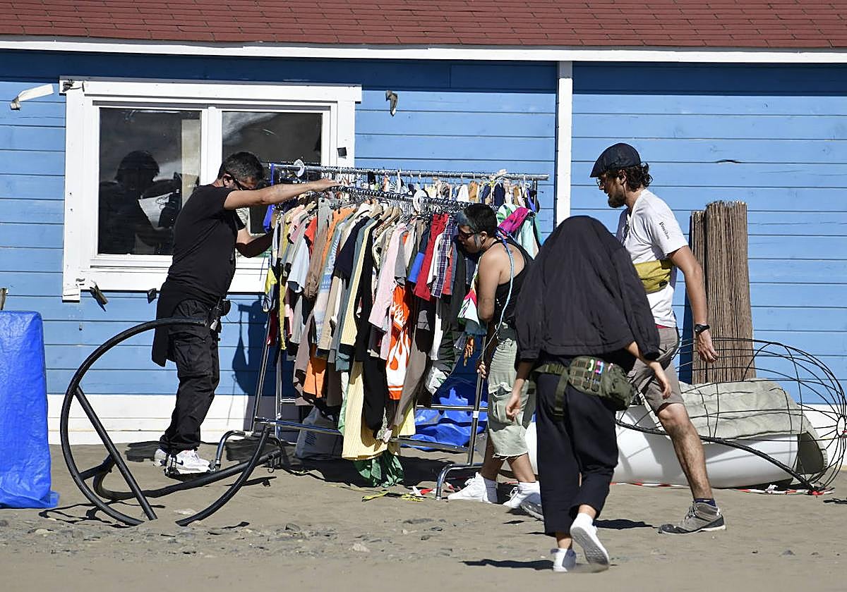 Paco León y Silvia Alonso ruedan una película en San Bartolomé de Tirajana