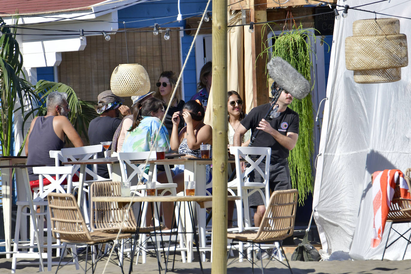 Paco León y Silvia Alonso ruedan una película en San Bartolomé de Tirajana
