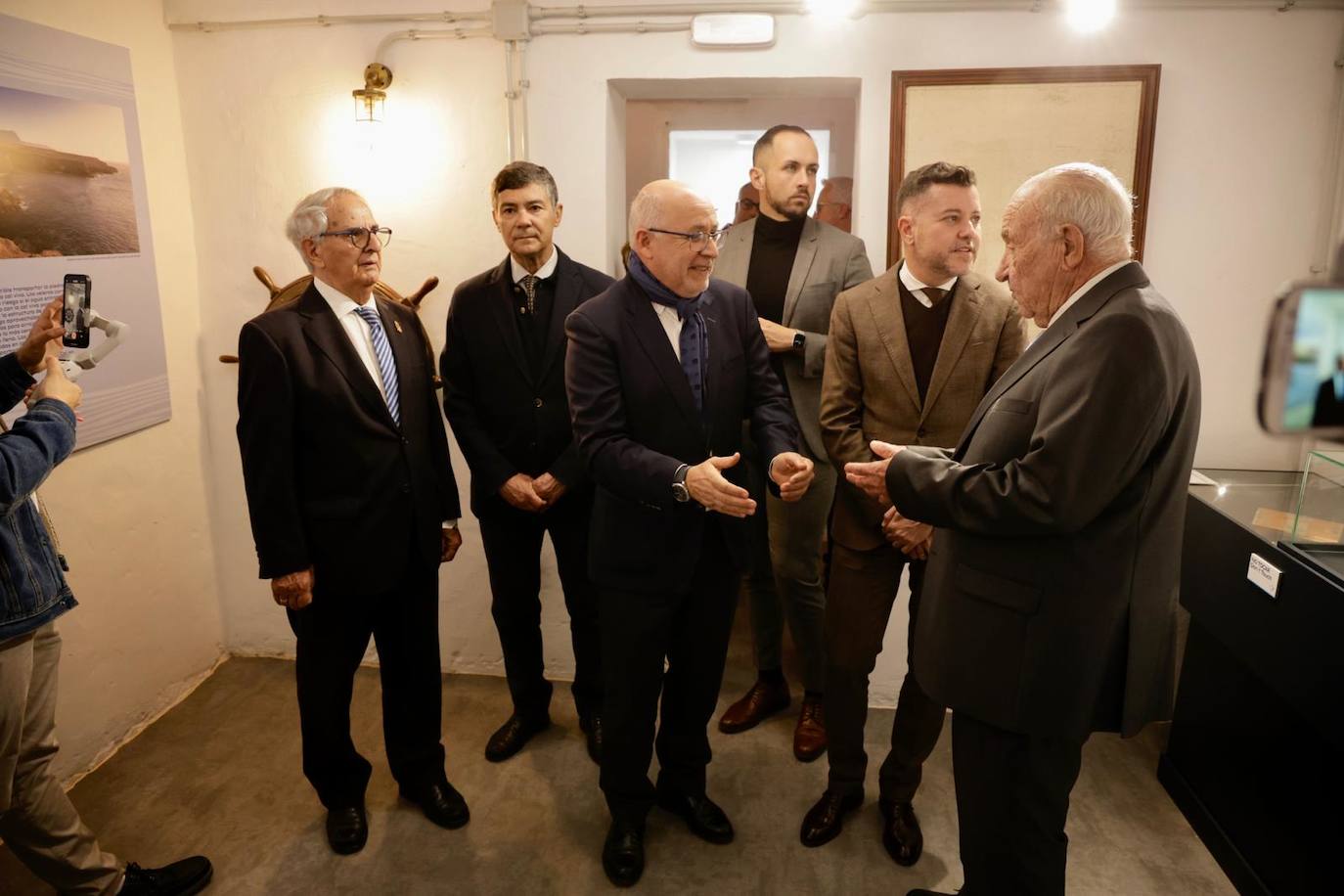 La inauguración del Aula del Mar en Sardina, en imágenes