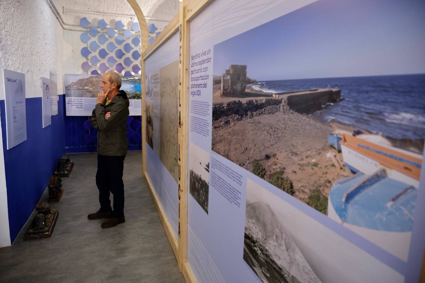 La inauguración del Aula del Mar en Sardina, en imágenes